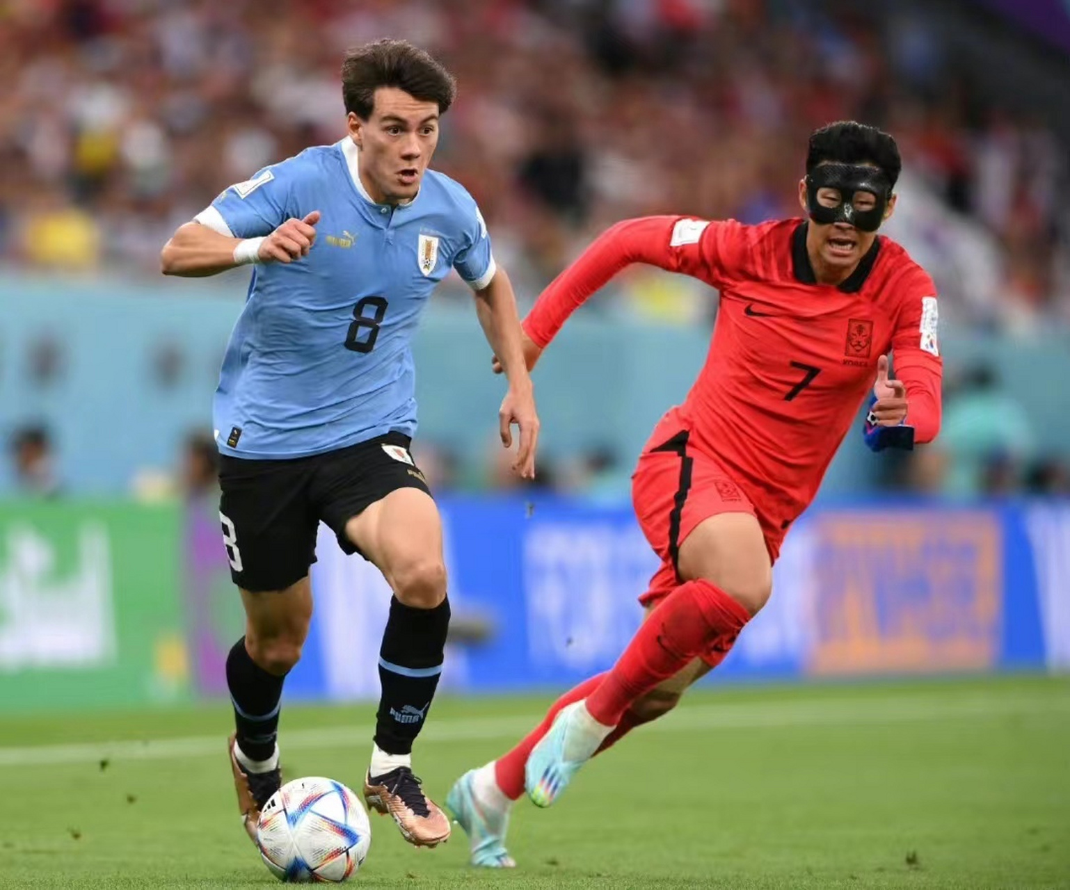 韩国险胜乌拉圭，蒂亚戈点燃赛场